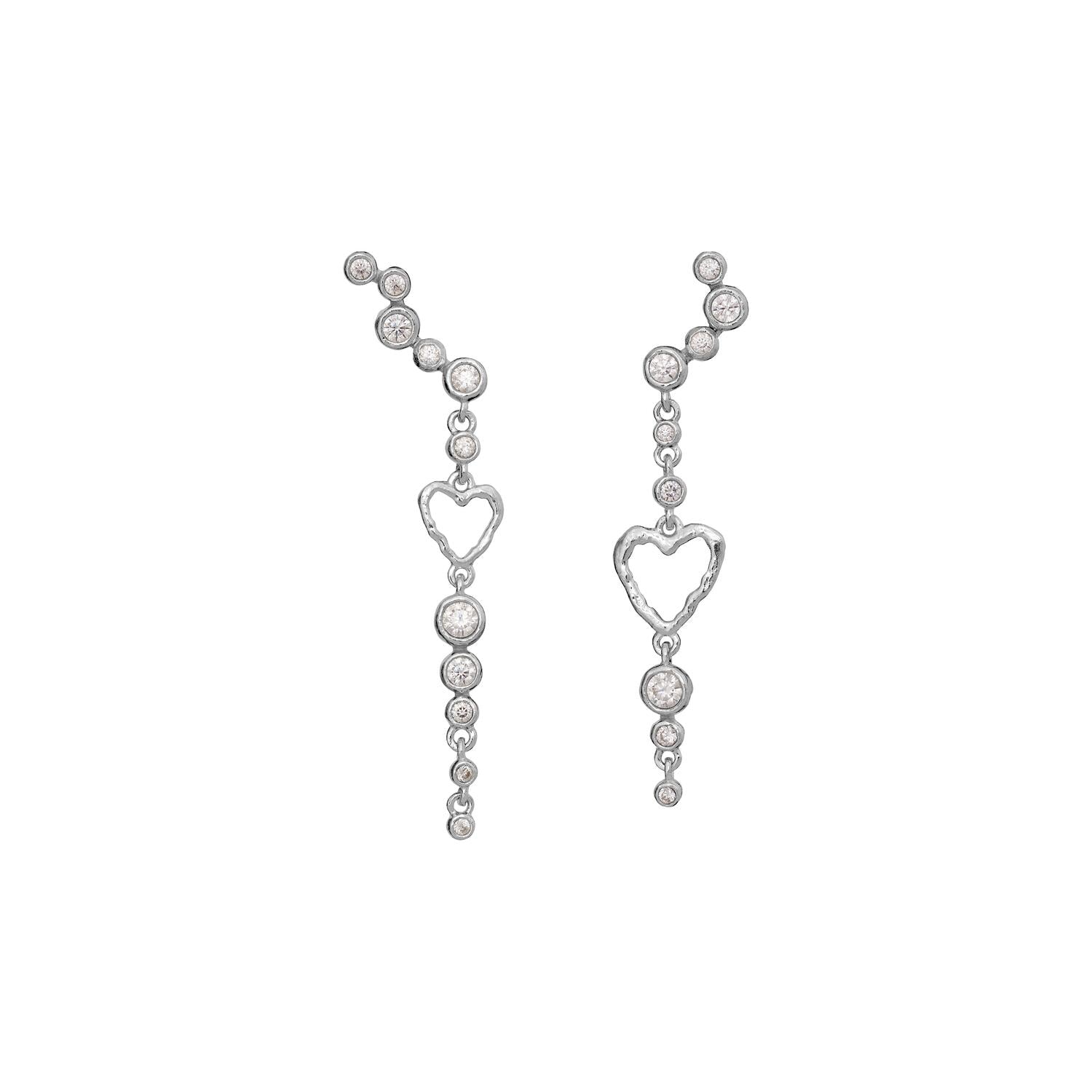 Ina hængeøreringe – Sølv